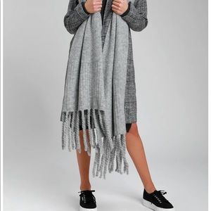 NWOT Free People Fringe Blanket scarf